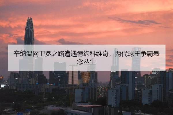 辛纳温网卫冕之路遭遇德约科维奇，两代球王争霸悬念丛生