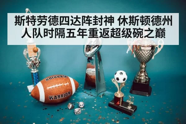 斯特劳德四达阵封神 休斯顿德州人队时隔五年重返超级碗之巅